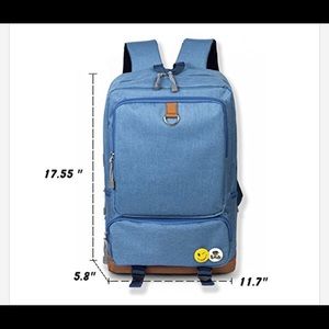 SUVOM College School Backpack USB Charging Port